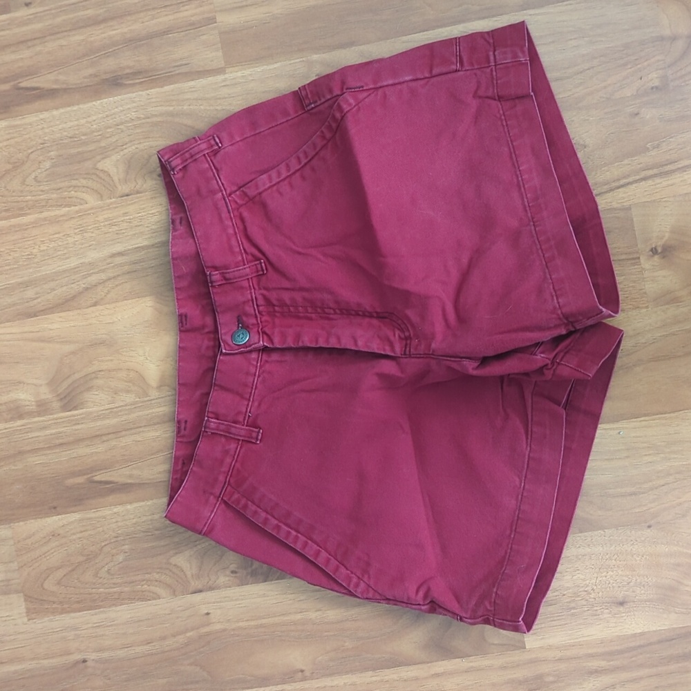 Vintage Patagonia Red Casual Shorts Size 29 100% Organic Cotton 5 Pocket 1998